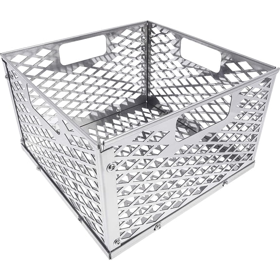 Charcoal Firebox Basket for Oklahoma Joe's Highland Bandera Longhorn. Fits Most Offset Smoker Grill, Stainless Steel, 12 x 12 x 7.5 Inches