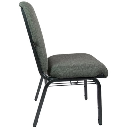 Advantage Charcoal Gray Church Chair - 21 in. Wide