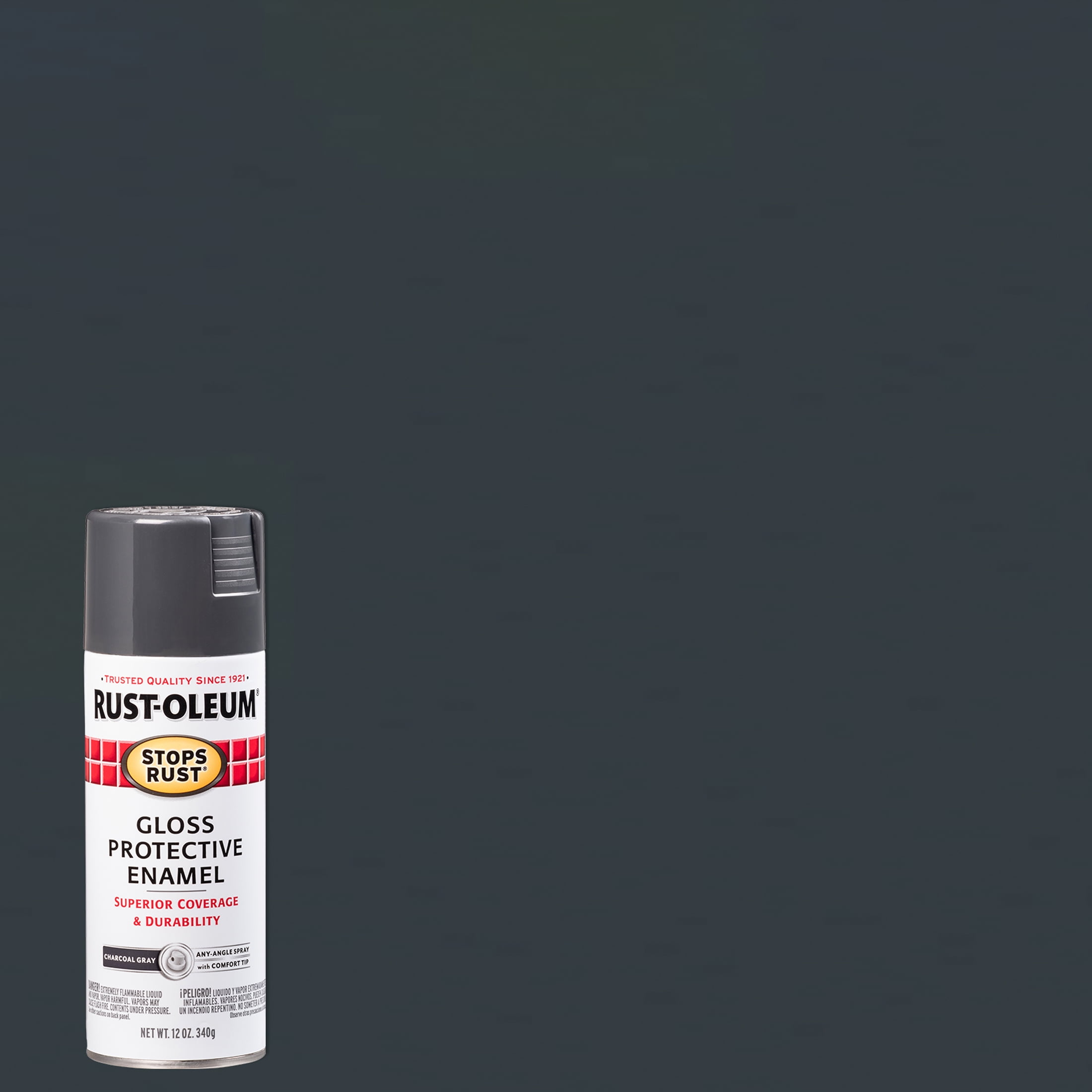Rust-Oleum Stops Rust Gloss Laurel Green Spray Paint (NET WT. 12-oz) in the  Spray Paint department at
