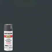 Charcoal Gray, Rust-Oleum Stops Rust Gloss Protective Enamel Spray Paint-7784830, 12 oz