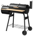 Charcoal Grill, Outdoor Patio Grill with Wheels, Portable Backyard