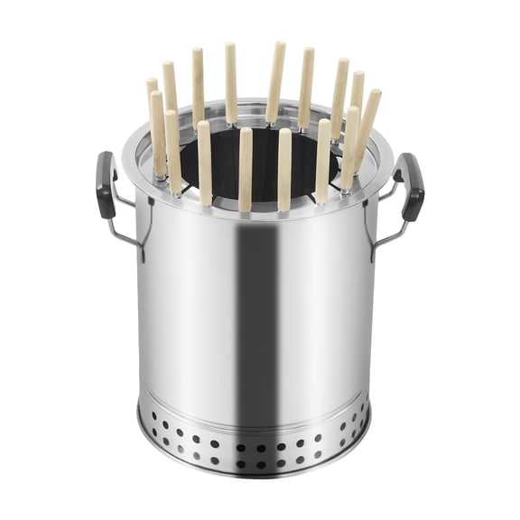 Charcoal Grill, Portable Compact BBQ Charcoal Grill, Portable Charcoal Grill for Camping, Picnics, Parties, Beaches, and More (10.2*11.8in)