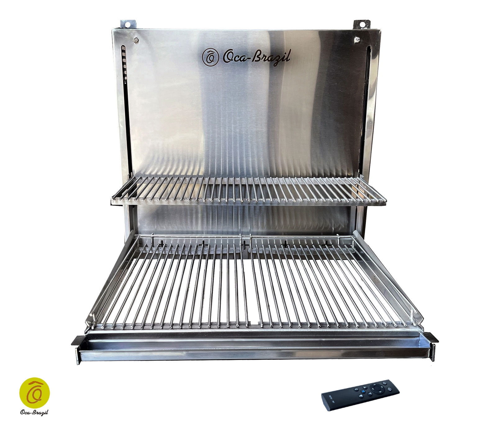 Charcoal Grill with Automatic Lifting - Double-Decker Griddles - Oca-Brazil