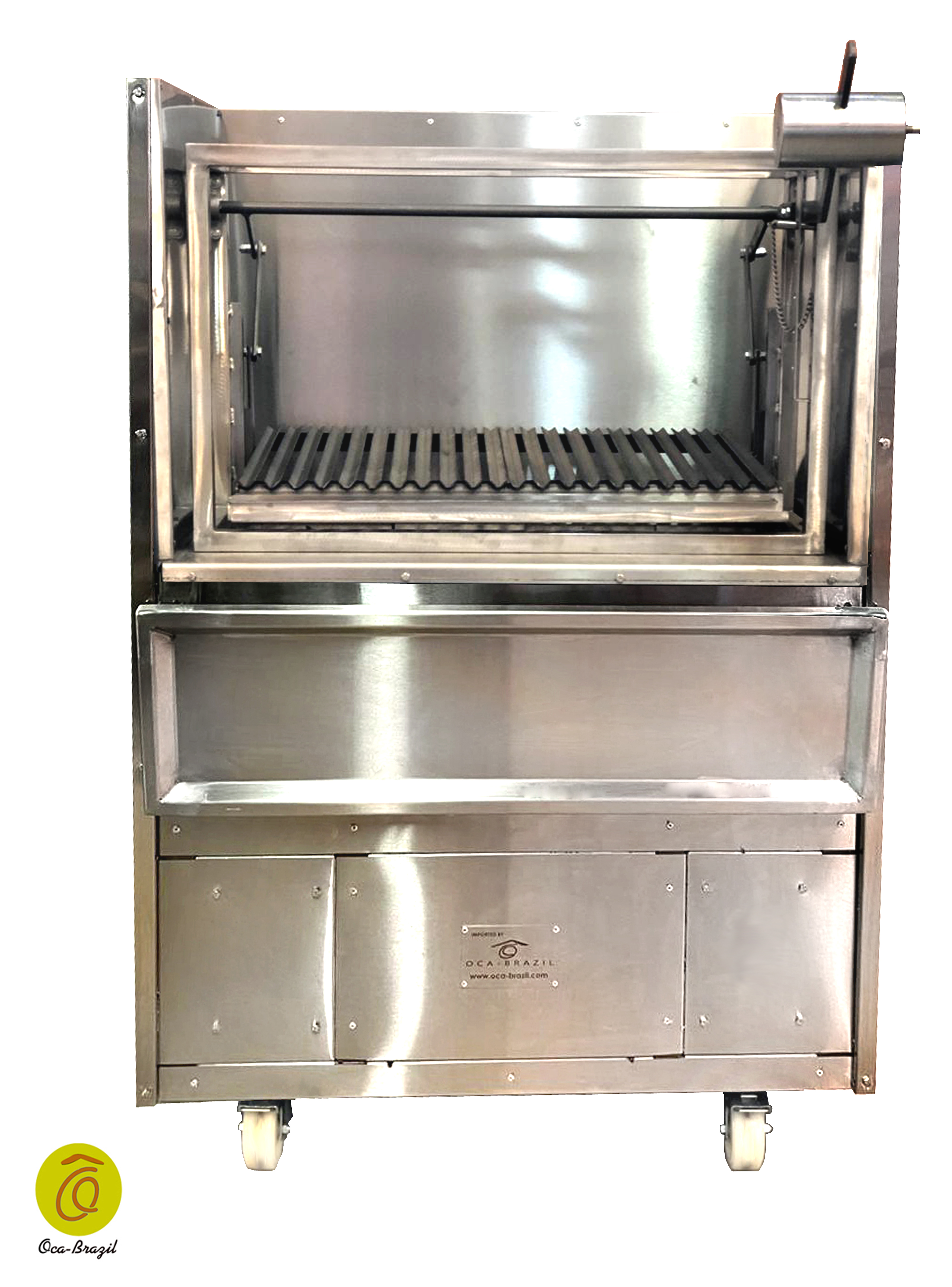 Charcoal Grill with Manual Lift - Parilla - NSF Certified - Professional Grade