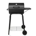 Charcoal Grills Outdoor BBQ Grill, Barrel Charcoal Grill with Side