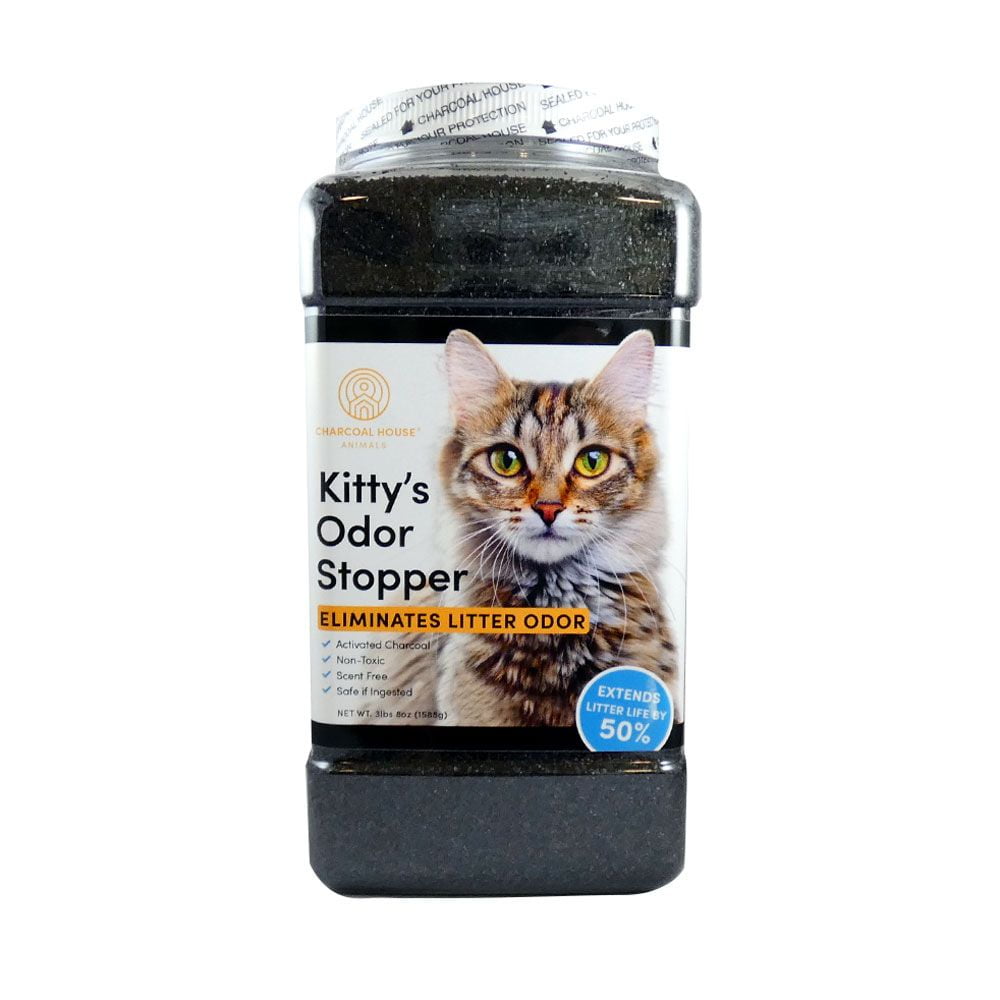 Charcoal House Kitty s Odor Stopper Activated Charcoal Litter Additive 4 lb 1 Gallon