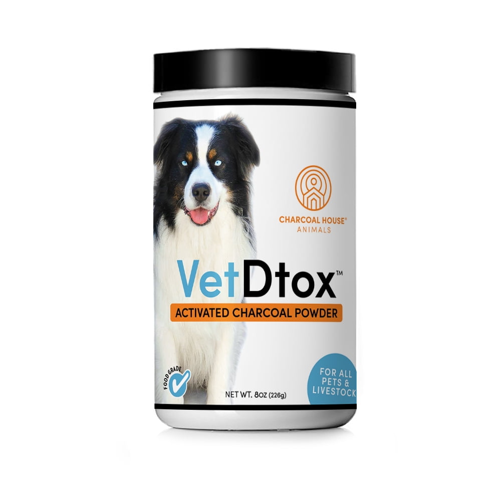 Charcoal House Vet Dtox Activated Charcoal Powder 8 oz Walmart