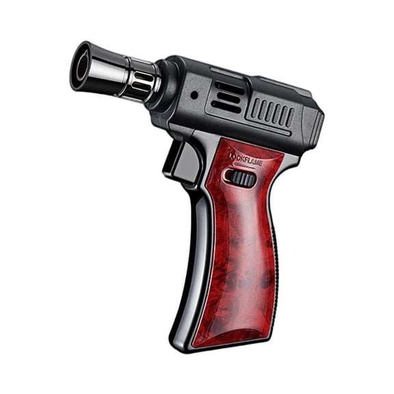 Charcoal Lighter,Grill Torch Charcoal Starter,Propane Searing Torch,Culinary Blow Kitchen Cooking Torch for Steak Searing,Campfire Charcoal Starter for Griddle Accessories(Red)