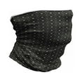 thumbnail image 1 of Charcoal Neck Gaiter, Repetitive Shapes and Dots, Unisex, Charcoal Grey White, by Ambesonne, 1 of 3