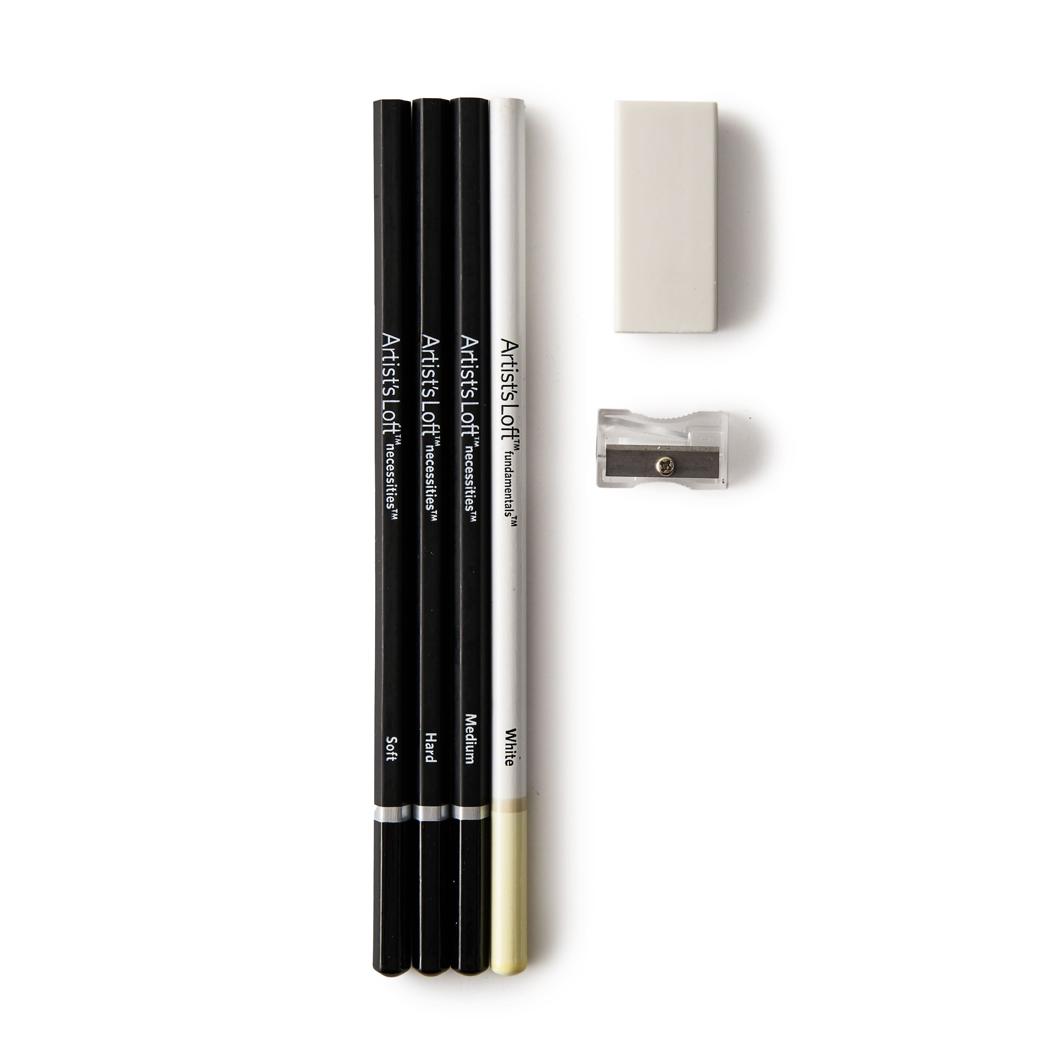 12 Charcoal Artist Pencils For Drawing Sketching Shading Draw