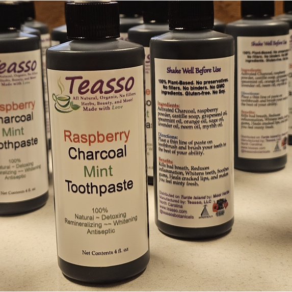 Charcoal Raspberry Mint Toothpaste