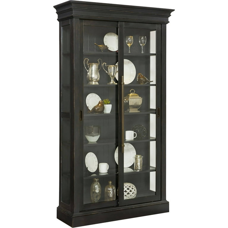 Charcoal display cabinet discount