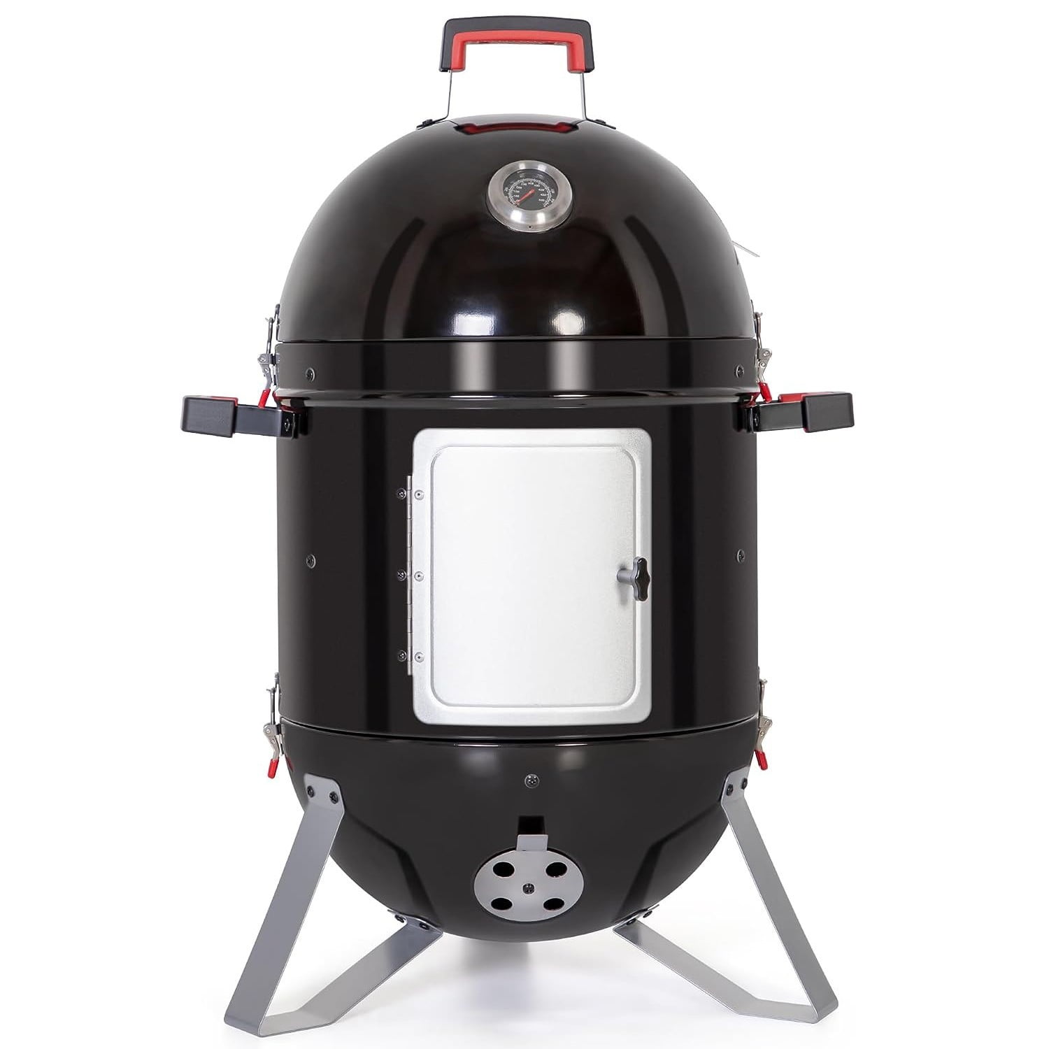 Charcoal Smoker BBQ Grill 3in1 Outdoor Vertical Smokers Portable Meat Cooker