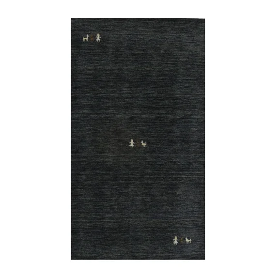 Magic Rugs Charcoal Tribal Gabbeh Modern Rug, 3' x 5'