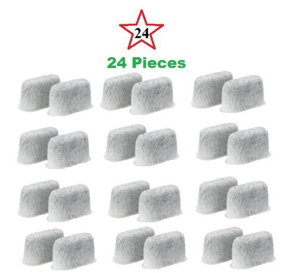 Charcoal Water Filters for Cuisinart DCC-RWF1 Coffeemakers, Set of 24
