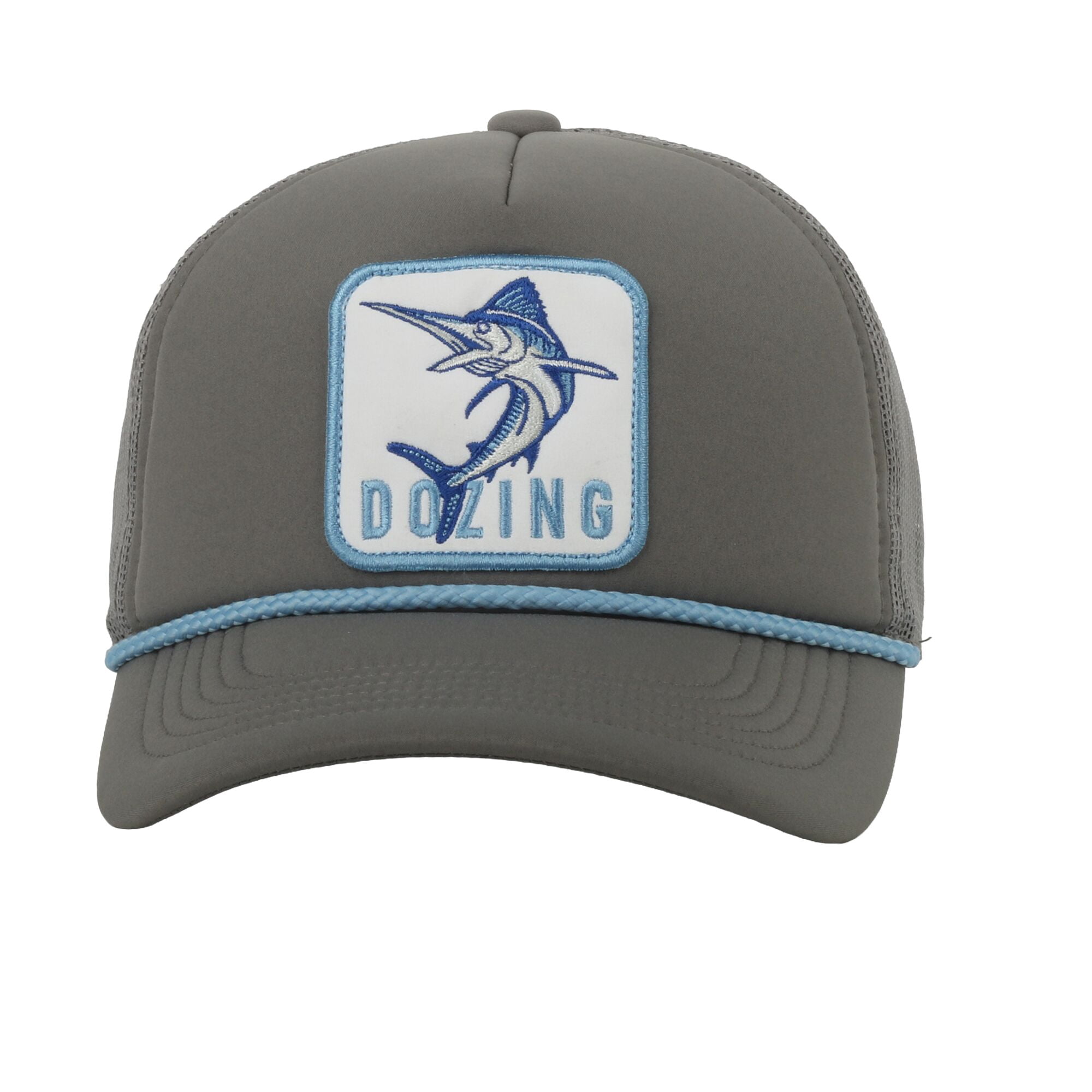 Outdoor Cap Marlin Patch Foam Front Trucker Hat – Mesh Back Snapback, One Size, Charcoal