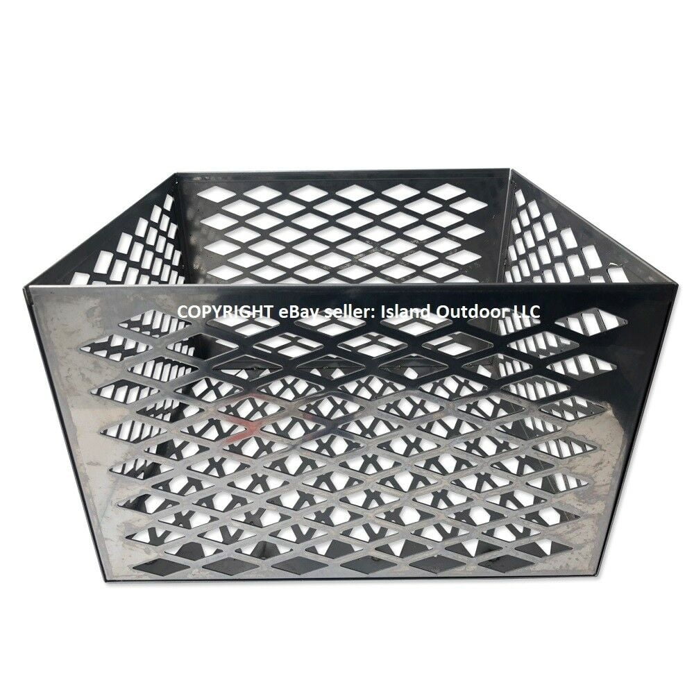 Charcoal basket fire box Oklahoma Joe Longhorn Highland BBQ Smoker STAINLESS