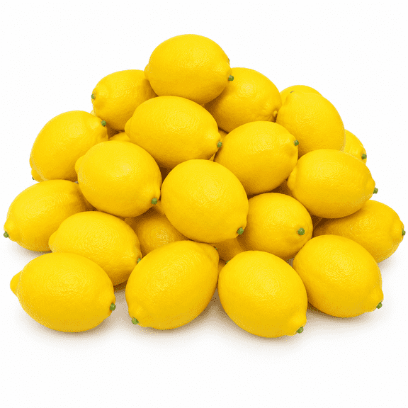 Charcrocsm Artificial Fake Lifelike Lemons, 20 Pcs Simulation Fruit Decor, Yellow Foam Lemon Props, 2.95 Inch