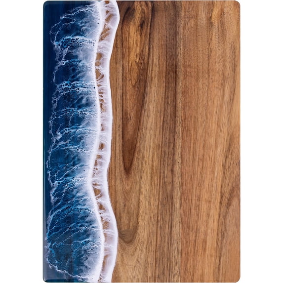Charcuterie Board Blue Wave for Fruit Cheese Meat Vegetable Kitchen