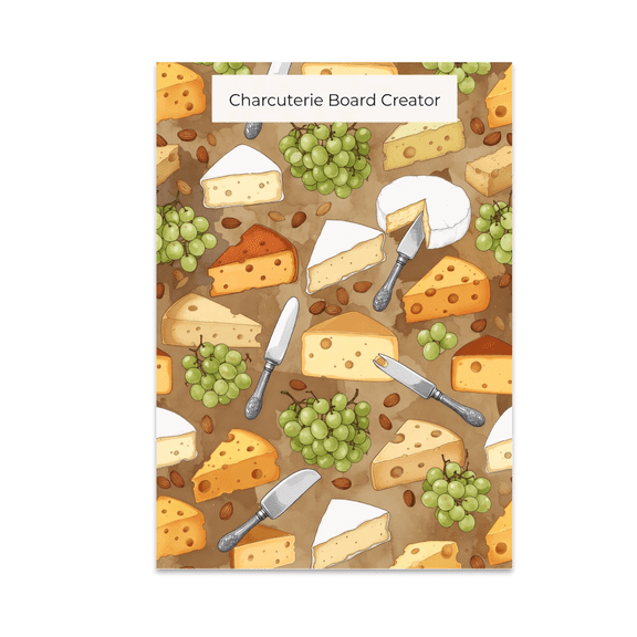 Charcuterie Board Creator Wall Art - DIY Food Enthusiast - 13x19 Poster Print