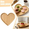 thumbnail image 1 of Charcuterie Board - Food Board - Wooden Heart Shaped Charcuterie Board, Serving Platter for Party Supplies, Food Tray for Valentine's Day Christmas Thanksgiving Decorations A , 7.8", 1Pcs, 1 of 6