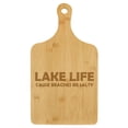 thumbnail image 1 of Charcuterie Board With Handle Cheese Board Bamboo Cutting Board Gift Lake Life Funny (Standard 15.5” x 9”), 1 of 1