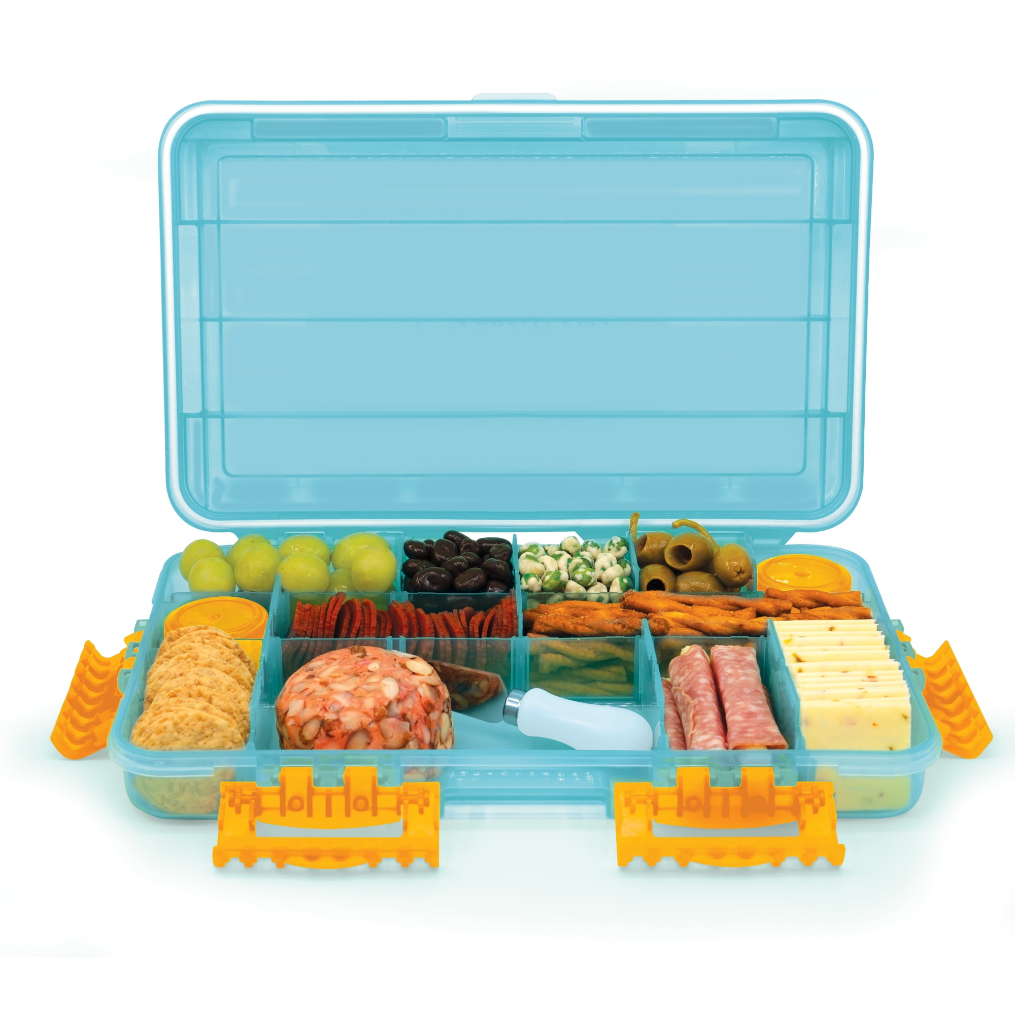 Charcuterie Safe By SubSafe - Waterproof Tackle Box Container Keeps Snacks  Fresh & Dry On the Go - Fill With Cured Meats, Cheese, Nuts - Perfect for  the Boat, Beach, Parties, Picnics, Tailgating & Mor 