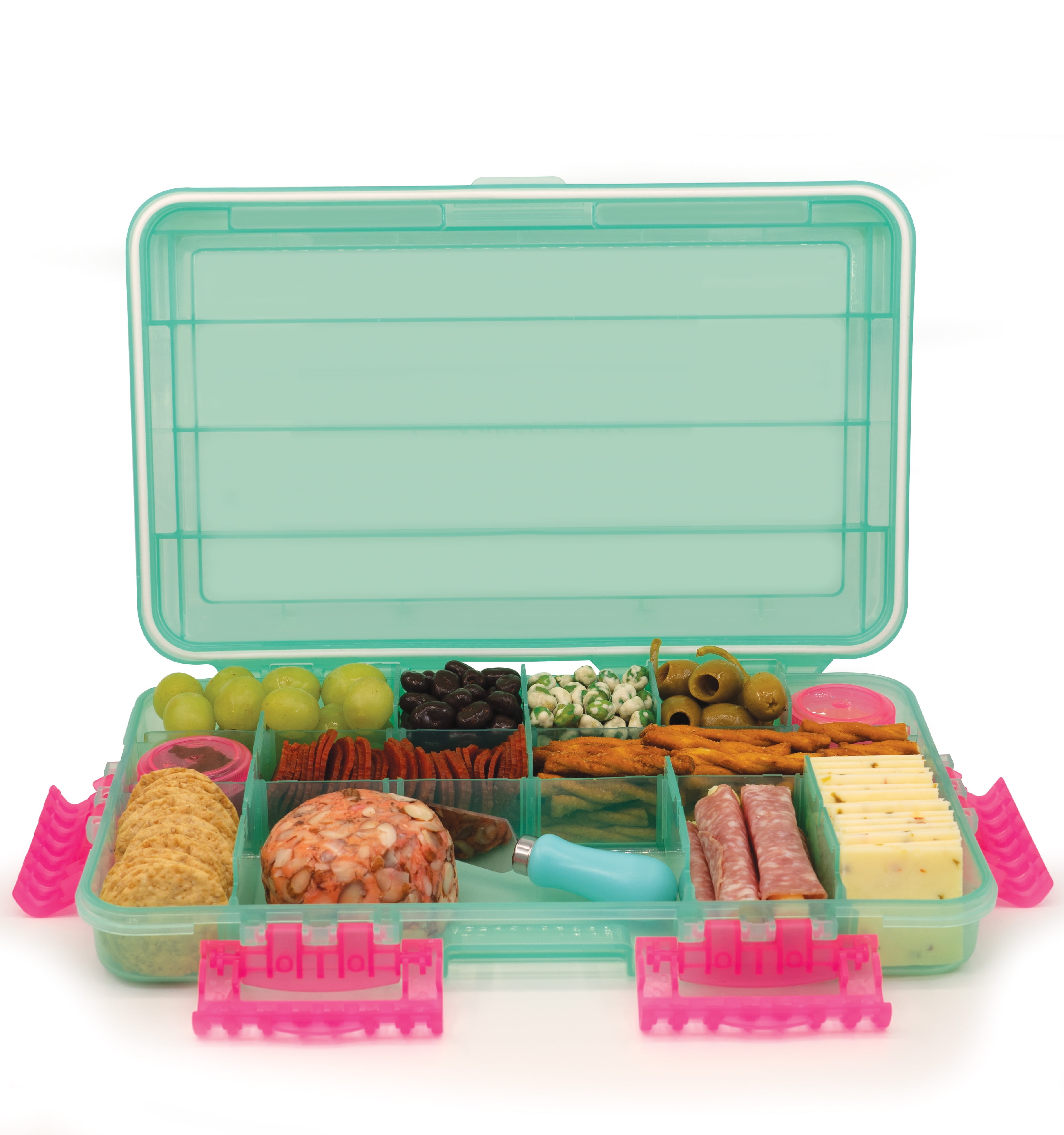 Perfect beach and boat snack. Tackle box charcuterie. Fill and keep