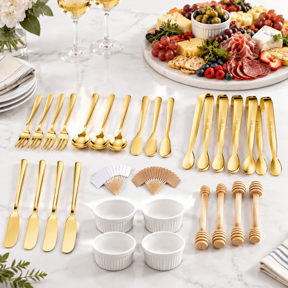 Small Depper Charcuterieds Accessories 64cheeseer Spreader Set Utensils Mini Serving ...