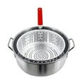 thumbnail image 1 of Chard 10.5 Qt. Aluminum Pot With Strainer Basket, 1 of 5