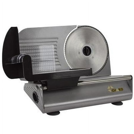 Chard - 7.5" 150W Electric Slicer - Stainless Steel/Black