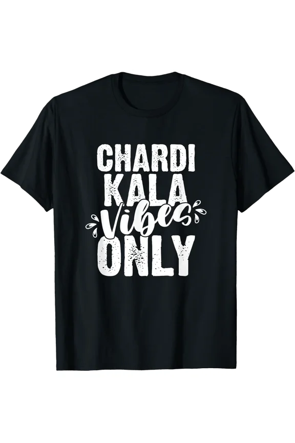 Chardi Kala Vibes Only Punjabi Indian Funny Punjab T-Shirt, Unisex T-Shirt