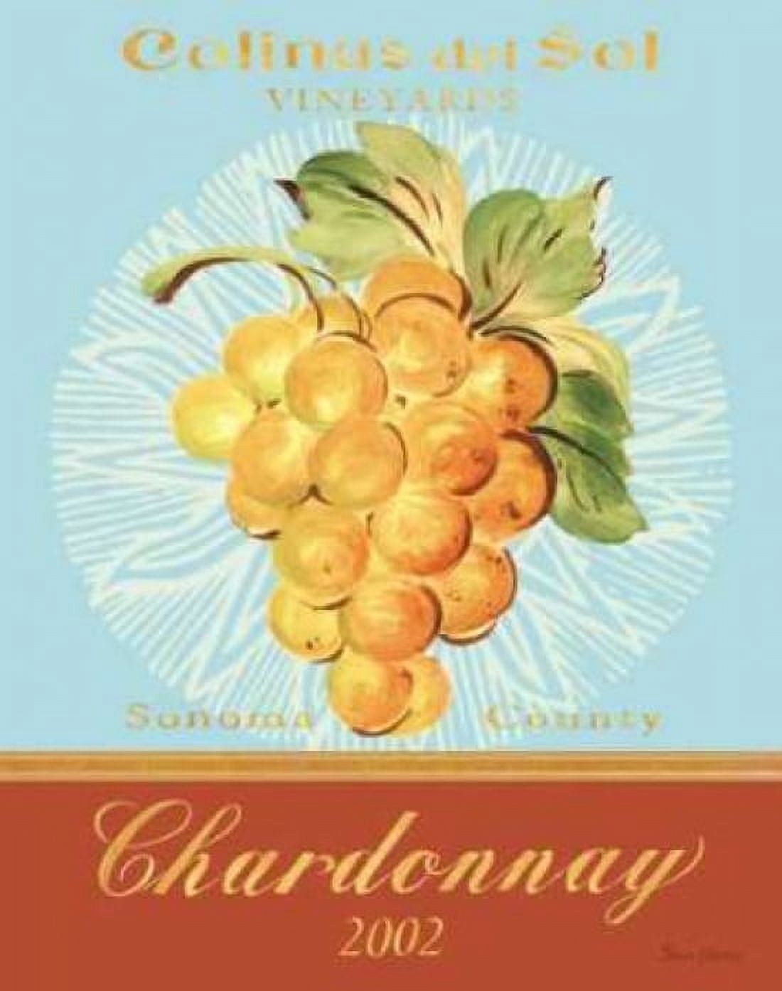Chardonnay Canvas Art - Pamela Gladding (24 x 30)