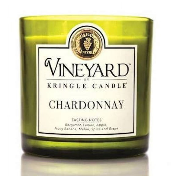 Chardonnay Vineyard Luxury 4-Wick Scented Jar Candle by Kringle Candles
