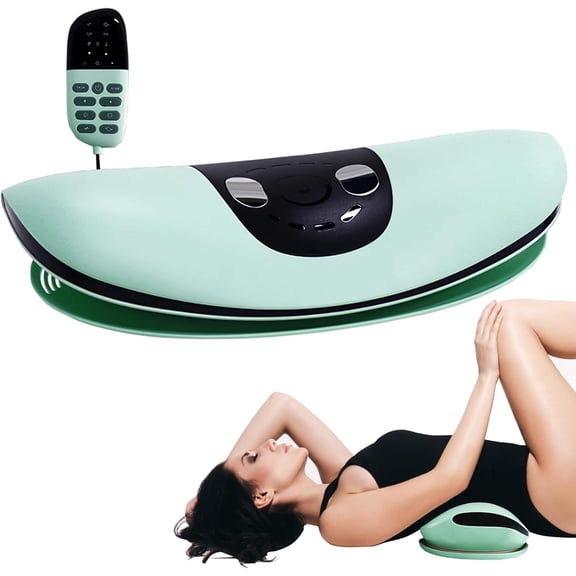 Charefin Multifunctional lower back traction massager, adjustable with back stretching and relaxation function, 26 dynamic airbag traction and lifting, suitable for neck and waist.