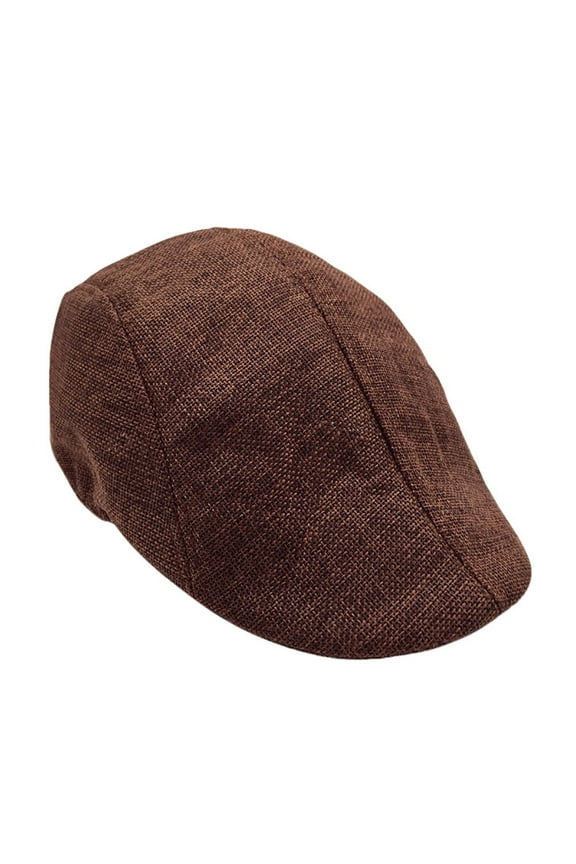 Newsboy Hats for Men Flat Cap Cotton Adjustable Breathable Ivy Driving Hat
