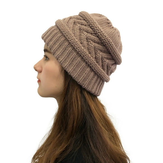 Charella Winter Slouchy Knit Beanie Hats for Women Stretchy Warm Thick Skull Caps