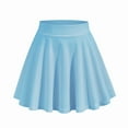 thumbnail image 1 of Charella Women's Summer A-Line Skirts Women's Design High Waist Sexy Short Skirts Mini Skirts Light Blue,L, 1 of 9