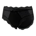 thumbnail image 1 of Charella Womens Underwear Comfortable Cotton Briefs Sexy Panties,Black,XL, 1 of 5