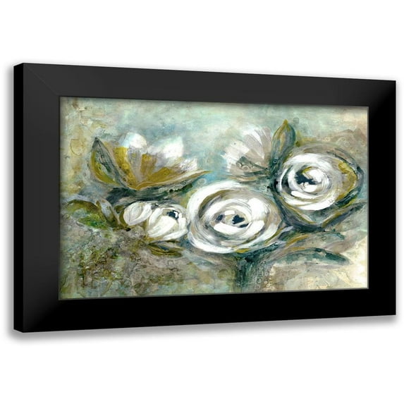 Charest, Doris 14x11 Black Modern Framed Museum Art Print Titled - Green Serenity