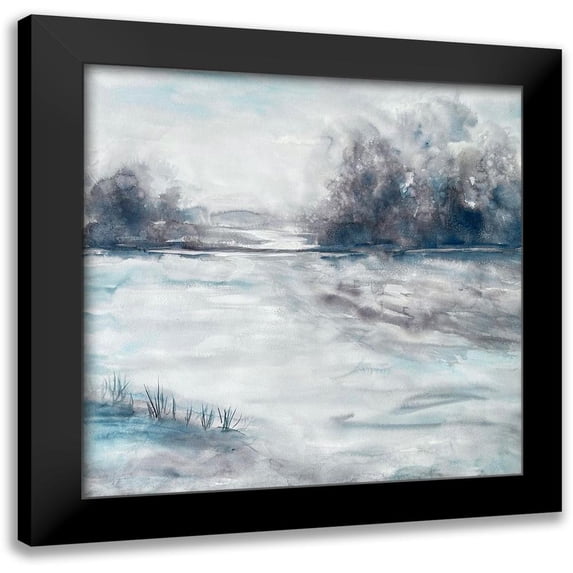 Charest, Doris 15x15 Black Modern Framed Museum Art Print Titled - Morning Storms 2