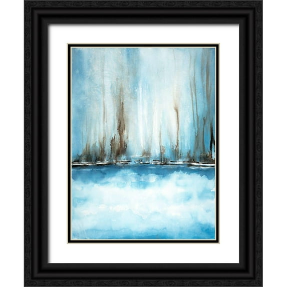 Charest, Doris 15x18 Black Ornate Wood Framed with Double Matting Museum Art Print Titled - Breakthrough 1