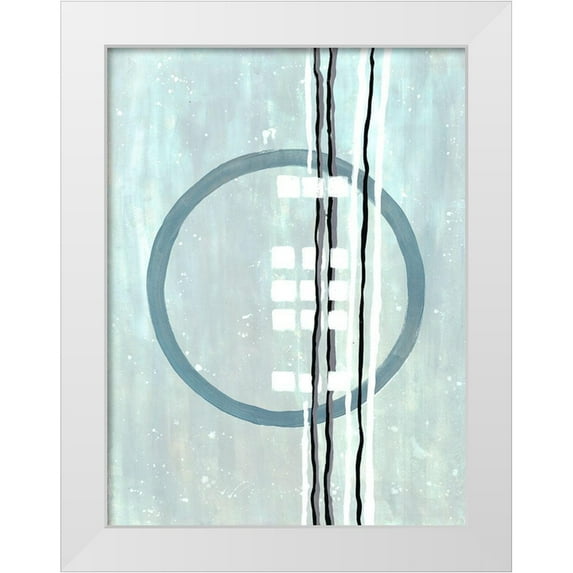 Charest, Doris 15x18 White Modern Wood Framed Museum Art Print Titled - Threaded Loop