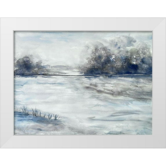 Charest, Doris 18x15 White Modern Wood Framed Museum Art Print Titled - Morning Storms 2