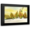 thumbnail image 1 of Charest, Doris 24x19 Black Modern Framed Museum Art Print Titled - Pears In A Row 1, 1 of 5