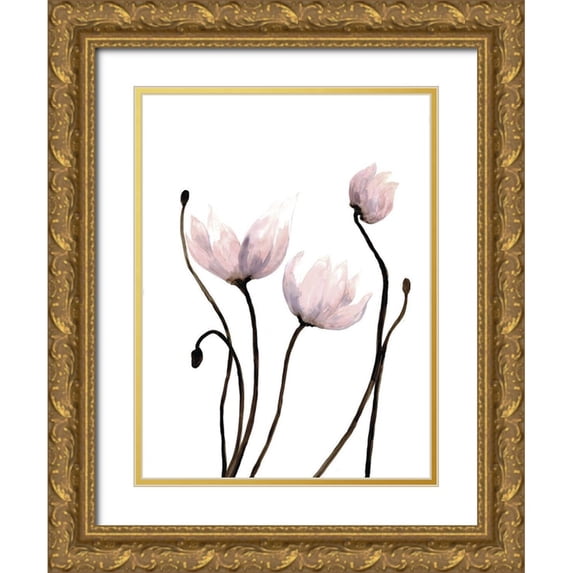 Charest, Doris 25x32 Gold Ornate Wood Framed with Double Matting Museum Art Print Titled - Fresh Growth 2