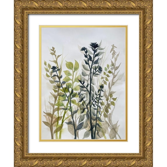 Charest, Doris 25x32 Gold Ornate Wood Framed with Double Matting Museum Art Print Titled - Reaching Heights 1