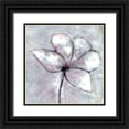 thumbnail image 1 of Charest, Doris 26x26 Black Ornate Wood Framed with Double Matting Museum Art Print Titled - Cherished Bloom 4, 1 of 4