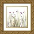 thumbnail image 1 of Charest, Doris 26x26 Gold Ornate Wood Framed with Double Matting Museum Art Print Titled - Garden Blooms 1, 1 of 4