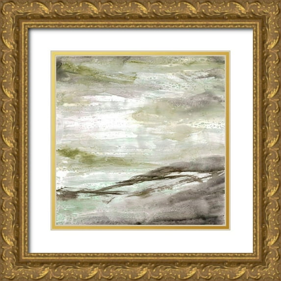 Charest, Doris 26x26 Gold Ornate Wood Framed with Double Matting Museum Art Print Titled - Vacant Apogee 1